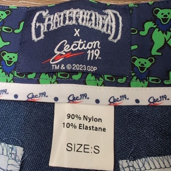 Grateful Dead X Section 119 Blue Cargo Shorts Sz S - Picture 4 of 10
